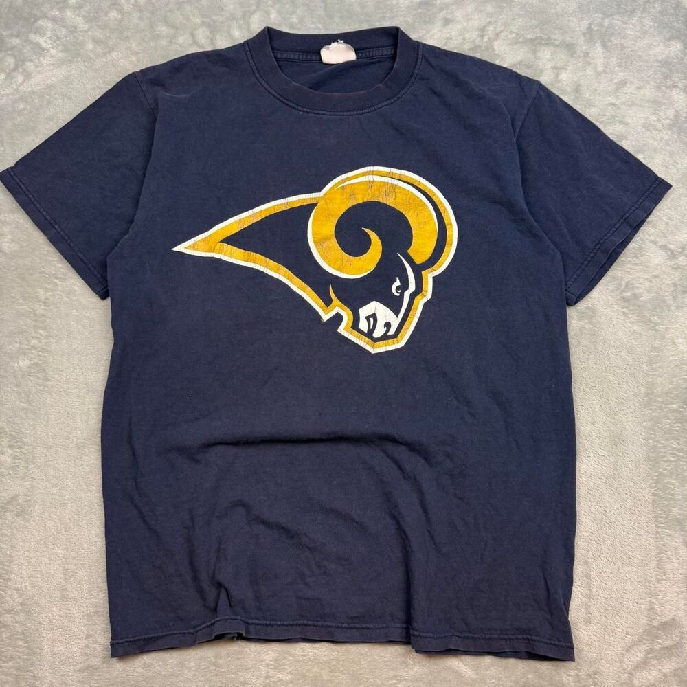 Nfl Men's Navy and Blue T-shirt